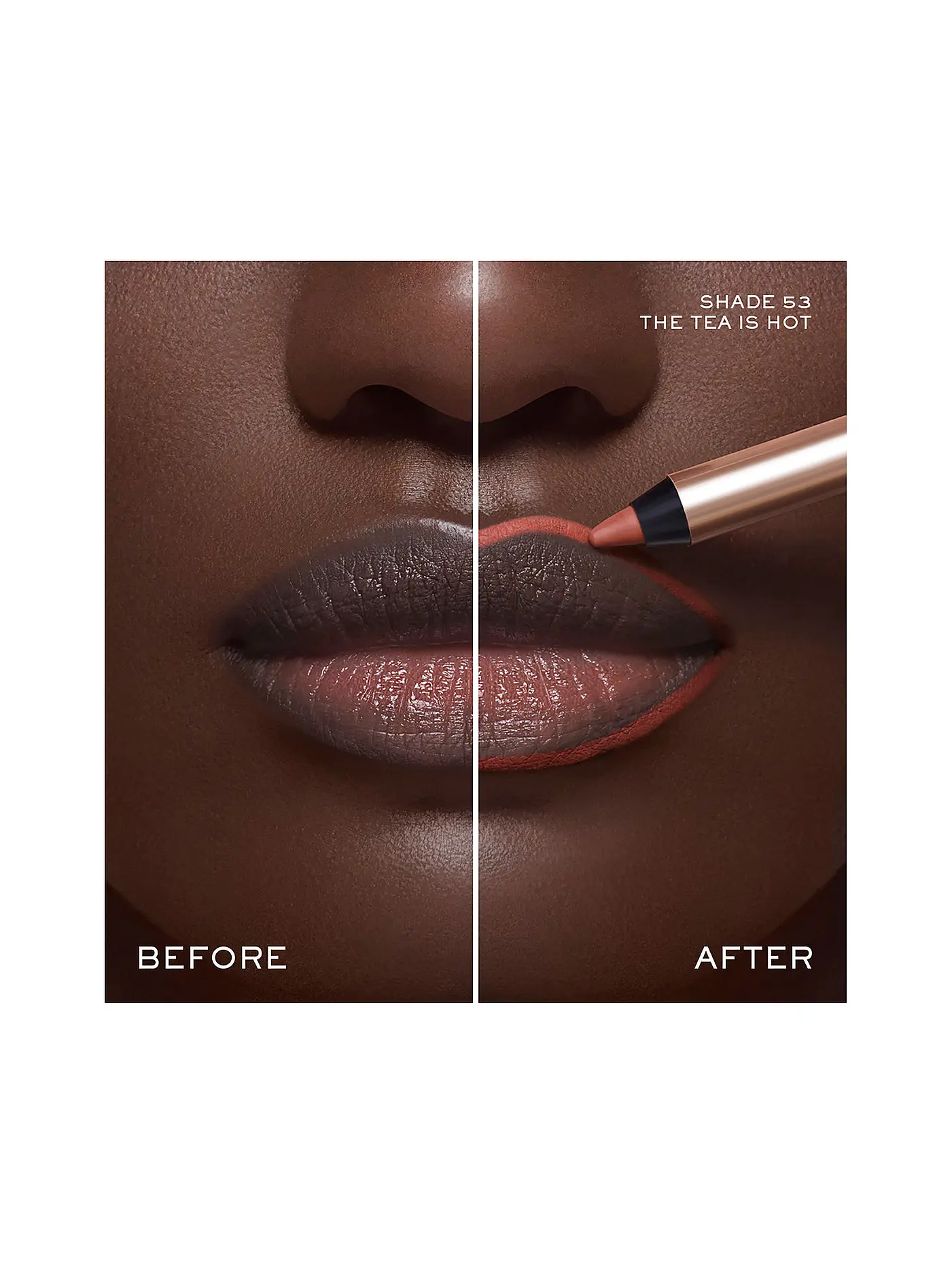 LANCÔME | Lippenkonturenstift - Lip Idôle Lip Shaper Creamy Matte Lip Liner (50 Sheik's Rosy Nude) | orange